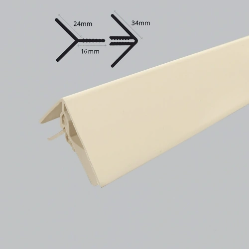 Profex 2-delig Hoekprofiel creme