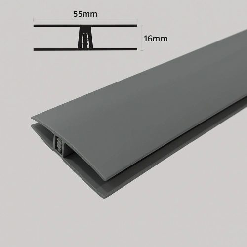 Profex 2-delig Verbindingsprofiel donkergrijs