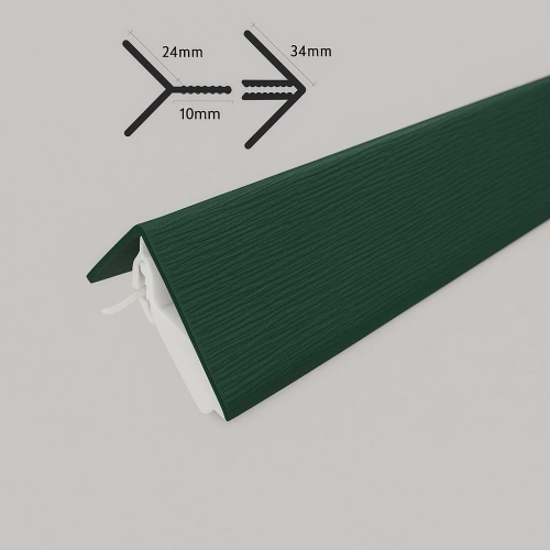 Duafort 2-delig Hoekprofiel donkergroen