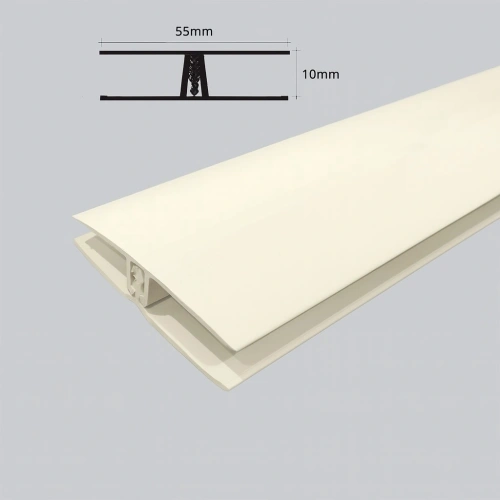 Duafort 2-delig Verbindingsprofiel cremewit