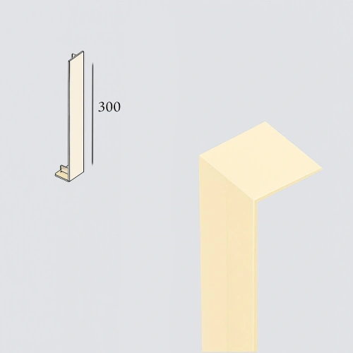 Profex verbinding 300 mm cremewit