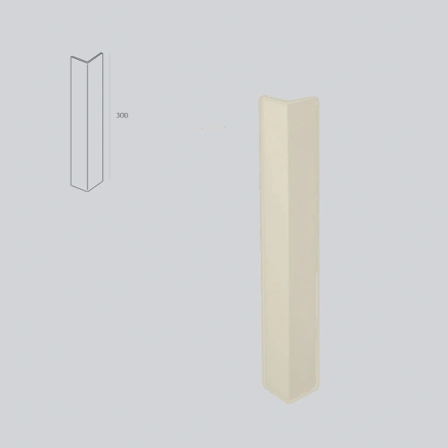 Profex buitenhoek 300 mm cremewit