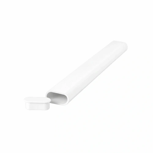 Combiboard ovaalprofiel 70x35 mm wit