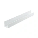 Combiboard ongelijkzijdig U-profiel 35 mm wit klein
