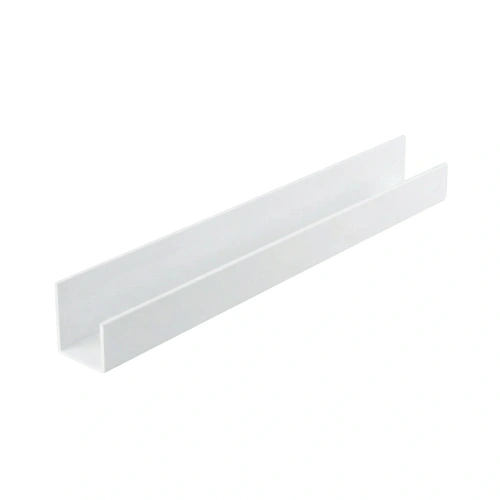 Combiboard ongelijkzijdig U-profiel 35 mm wit klein