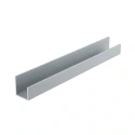 Excellent Panel ongelijkzijdig U-profiel 35 mm grijs klein