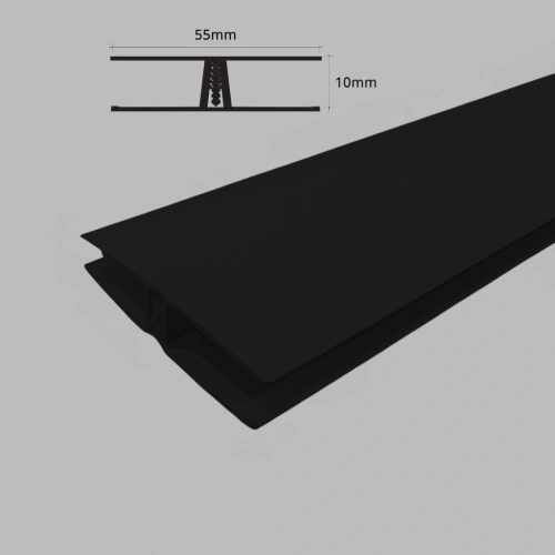 Profex 2-delig Verbindingsprofiel zwart